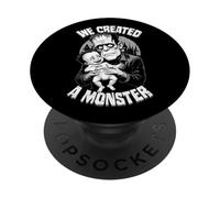 Nuovo Papà Primo Halloween Frankenstein Mostro Bambino Padre PopSockets PopGrip Adesivo
