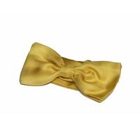 Nuovo papillon uomo fifi di seta oro elegante per serate di gran gala