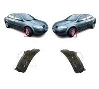 Nuovo Para schizzi RENAULT MEGANE MK2 02-08 Parafango ARCH Set coppia