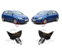 Nuovo ParaSchizzi Volkswagen Golf Plus 2005-2008 Coppia Rinforzi Anteriore