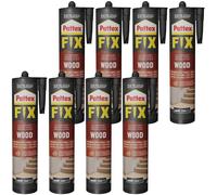 NUOVO Pattex Colla di Montaggio Fix Legno 385g 8 Pezzi Senza Solventi Interno...
