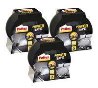 NUOVO Pattex Power Tape Set 3x Nastro Adesivo 48mm x 10m Nero Impermeabile Forte