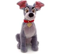 NUOVO Peluche Morbido Cane Grigio Tramp Disney Store 36cm