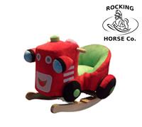 Nuovo Peluche Rosso Trattore Bambini Sedia a Dondolo con Suono Effetti - 1 Anno