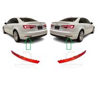 Nuovo per Audi A4 B9 16-19 Paraurti Posteriore Riflettore Rosso Coppia Set