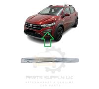 Nuovo Per Dacia Sandero Stepway 2021-2025 Fendinebbia Anteriore Cromo Orlo SX N/