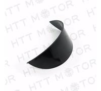 Nuovo Per Harley Davidson Deco 7 " Rotondo Fanale Visiera Nero FLST Flt Flh