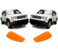 Nuovo Per Jeep Renegade 14-19 Anteriore Luce di Ingombro Riflettore Paio Set L R