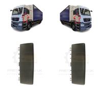 Nuovo per Man Tgs 2007-2020 Nero Struttura Specchio Principale Cover Coppia