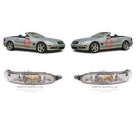Nuovo Per Mercedes Benz Classe Sl R230 2001-2008 Ali Specchio Coppia Frecce Set