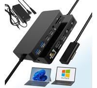 Nuovo per Microsoft Surface Pro Docking Station Triple Display Dual HDMI+VGA, 12 in 1 Surface Dock con Ethernet SD/TF Audio 4* USB, Dock per Surface Pro, Surface Laptop 6/5/4/3/2, Surface Book