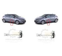 Nuovo Per RENAULT MEGANE 2009-2015 Kit Coppia Fermo Catenaccio Porta Anteriore