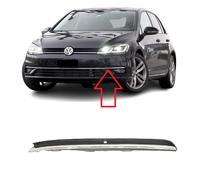Nuovo Per VW Golf VII 17-20 Profilo Paraurti Nero/Cromato Sinistro