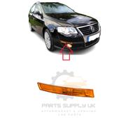 Nuovo Per VW Passat B6 2005-2010 Freccia Laterale Frontale Arancione Destra