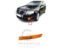 Nuovo Per VW Passat B6 2005-2010 Paraurti Anteriore Laterale Freccia Arancio SX