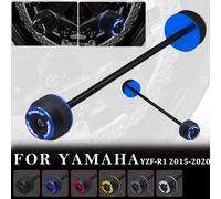 Nuovo per YAMAHA YZFR1 YZF-R1 R1M 2015-2020 2021 moto CNC + POM anteriore posteriore ruota Slider forcella asse Crash Protector Pad