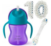 NUOVO Philips Avent bicchiere per bambini SCF79602 set di 10 tazze per bambin...