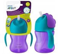 NUOVO Philips Avent bicchiere per cannuccia SCF79602 bicchiere per imparare a...