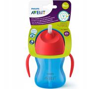 NUOVO Philips Avent bicchiere per imparare SCF79601 300 ml cannuccia a prova ...