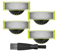 NUOVO Philips OneBlade 360 lama QP430 4 pezzi con spazzola di pulizia compati...