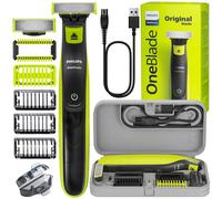 NUOVO Philips OneBlade Barba e Corpo Trimmer Rasoio Astuccio Bagnato Asciutto