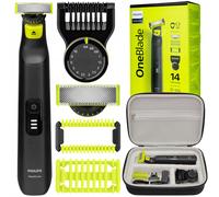 NUOVO Philips OneBlade Pro 360 Face Body Trimmer rasoio display LED