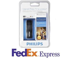 NUOVO Philips PTA128 Wireless USB Wi-Fi WiFi Smart TV Adapter Dongle