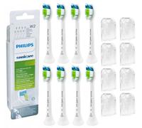 NUOVO Philips Sonicare DiamondClean HX6068/12 8 pezzi spazzole di ricambio bi...