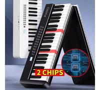 Nuovo pianoforte pieghevole 88 tasti tastiera musicale midi strumenti musicali professionali per bambini sintetizzatore elettronico portatile per adulti