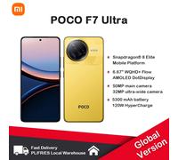 Nuovo POCO F7 Ultra Global Edition NFC con fotocamera Snapdragon 8 Elite da 50 MP Display da 6,67 pollici 120 Hz 120 W Black