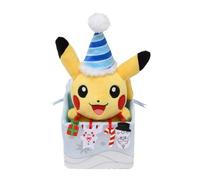 NUOVO Pokemon Center Originale Peluche Bambola Pikachu Pokemon Natale al Mare...