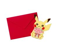 NUOVO Pokemon Pikachu Fluffy Auguri Card con Busta - Display Standabile (5x4")