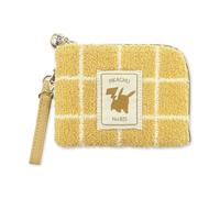 NUOVO Pokemon Pikachu Peluche Pass Holder con bobina retrattile-velluto a co...