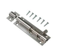 Nuovo Porta Bullone Ottone Cromato Chiusura Scorrevole 7.6cm 75mm - Onestopdiy