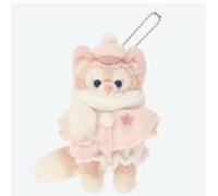 Nuovo portachiavi distintivo peluche Giappone Tokyo Disney Resort Lina Bell f...