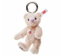 NUOVO portachiavi orsacchiotto rigido con ciondolo profumo 12 cm mohair dal G...