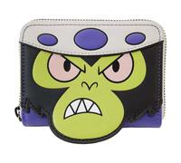 Nuovo portafoglio con cerniera Loungefly Powerpuff Girls Mojo Jojo con licenza