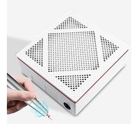 Nuovo potente aspiratore per collettore di polveri per unghie da 80 W con 2 sacchetti per la raccolta della polvere, potente aspirapolvere per unghie, strumenti per manicure, pratica attrezzatura