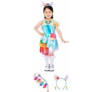 NUOVO Pretty Cure Aramode Cure Parfait & Accessories & Rainbow Ribbon Set Cos...