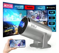 Nuovo proiettore 4K (2026) con Bluetooth 6.0 e Android 12.0. Questo proiettore intelligente è dotato di correzione trapezoidale automatica e messa a fuoco manuale. Il proiettore home theater è dotato 