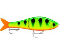 Rapala, Esca da pesca Super Shadow Rap glide, Dimensioni: 11 cm/45 g, Esca affondante per acqua dolce, Profondità di nuoto: variabile, Attrezzatura da pesca in plastica, Fire Tiger FT