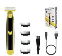 Nuovo rasoio bagnato e asciutto completo lavato, rasoio elettrico da uomo, trimmer impermeabile bagnato e asciutto, rasoio ergonomico per il corpo, lavaggio completo del corpo bagnato e asciutto