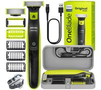 NUOVO RASOIO PHILIPS OneBlade QP2724/10 + custodia Slim Edition + 2 accessori...