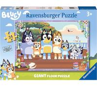 Ravensburger - puzzle bluey, collezione 24 giant pavimento, 24 pezzi, età raccomandata 3+ anni