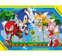 Nuovo Ravensburger Sonic The Hedgehog Puzzle Jigsaw 100 Pezzi XXL