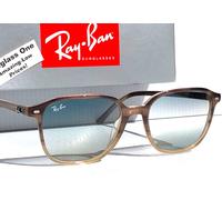 Nuovo ray ban Leonard Marrone Havana Gradiente Blu Grigio Lente Rb2193 1327 / Gf