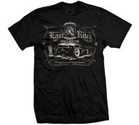 Nuovo Red Devil Clothing Last Rites Nero Maglietta SMALL-5XLARGE#MPT-360-BLK