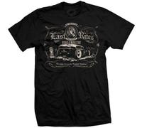 Nuovo Red Devil Clothing Last Rites Nero Maglietta SMALL-5XLARGE#MPT-360-BLK