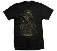 Nuovo Red Devil MERCY FOR THE WICKED Maglietta Nera SMALL-5XLARGE #MPT-1120-BLK