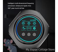 Nuovo repellente per parassiti ad ultrasuoni plug in repellente per parassiti da interno per pulci insetti zanzare ratti topi ragni formiche scarafaggi insetti black